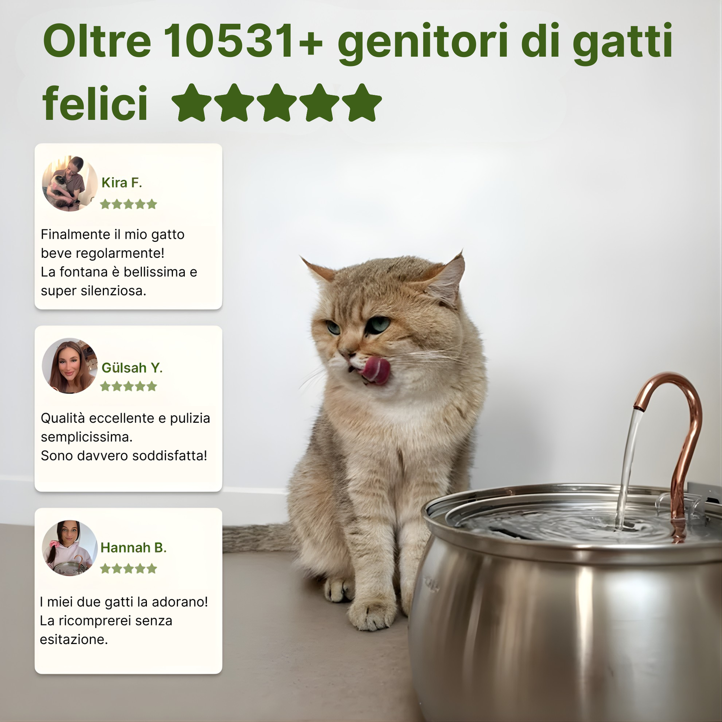 PureFlow Mini Fontana per gatti